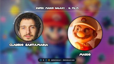 Mario doppiato da Claudio Santamaria in SUPER MARIO GALAXY – IL FILM (Dietro Le Voci)