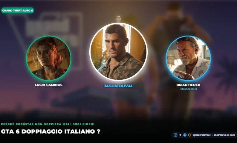 GTA 6 doppiaggio italiano: Rockstar conferma 13 lingue per testi e sottotitoli